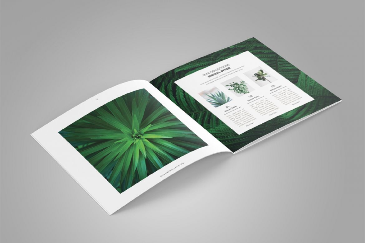 Square Magazine Template - view 3