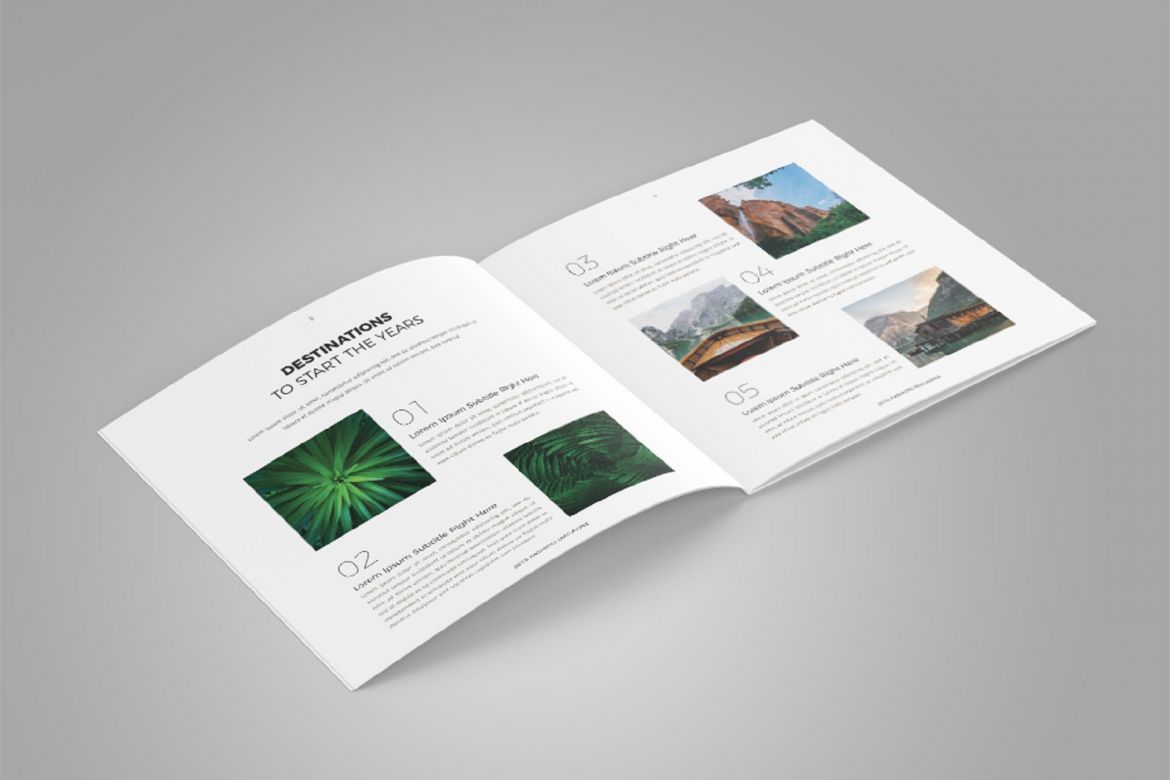 Square Magazine Template - view 4