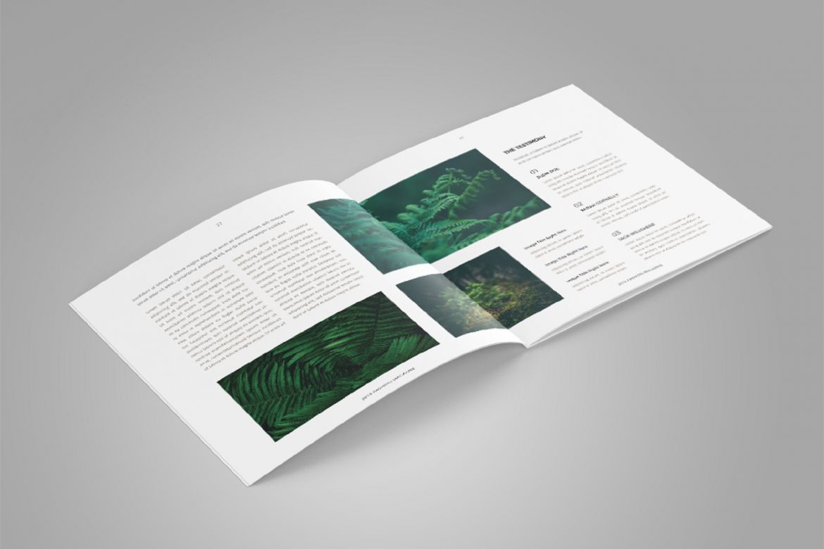 Square Magazine Template - view 6