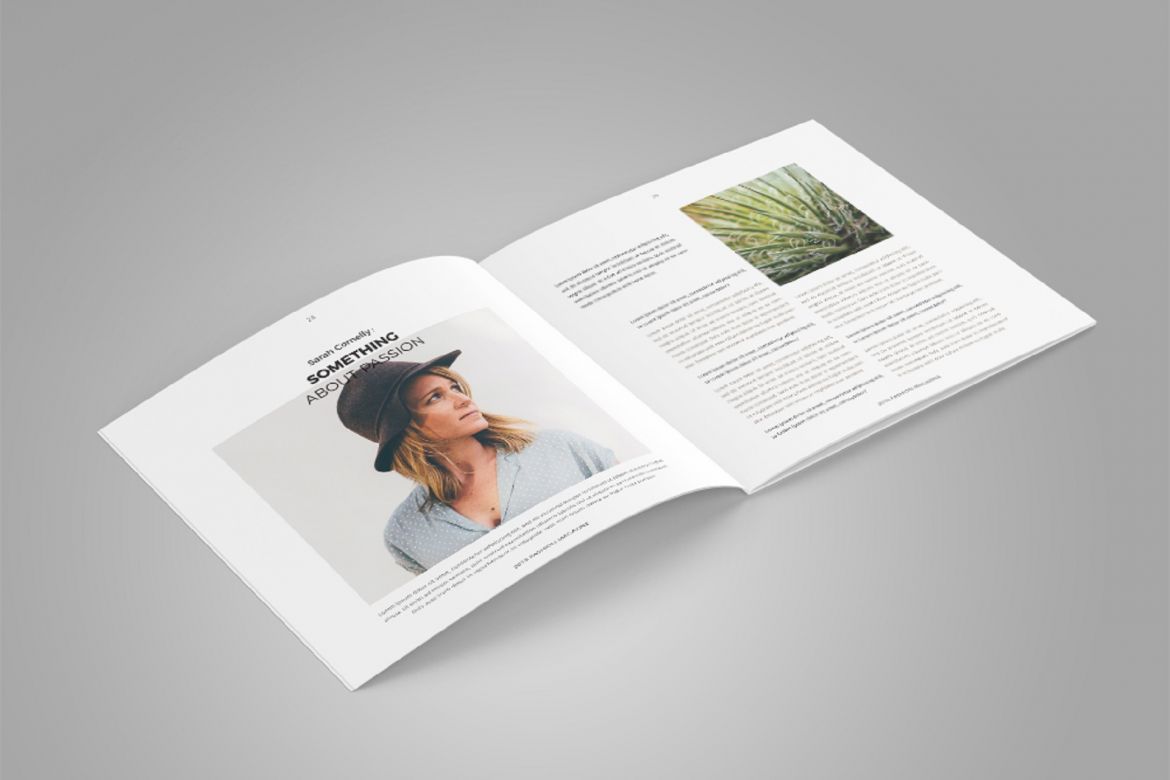 Square Magazine Template - view 7