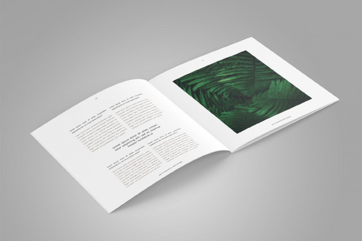 Square Magazine Template - view 8