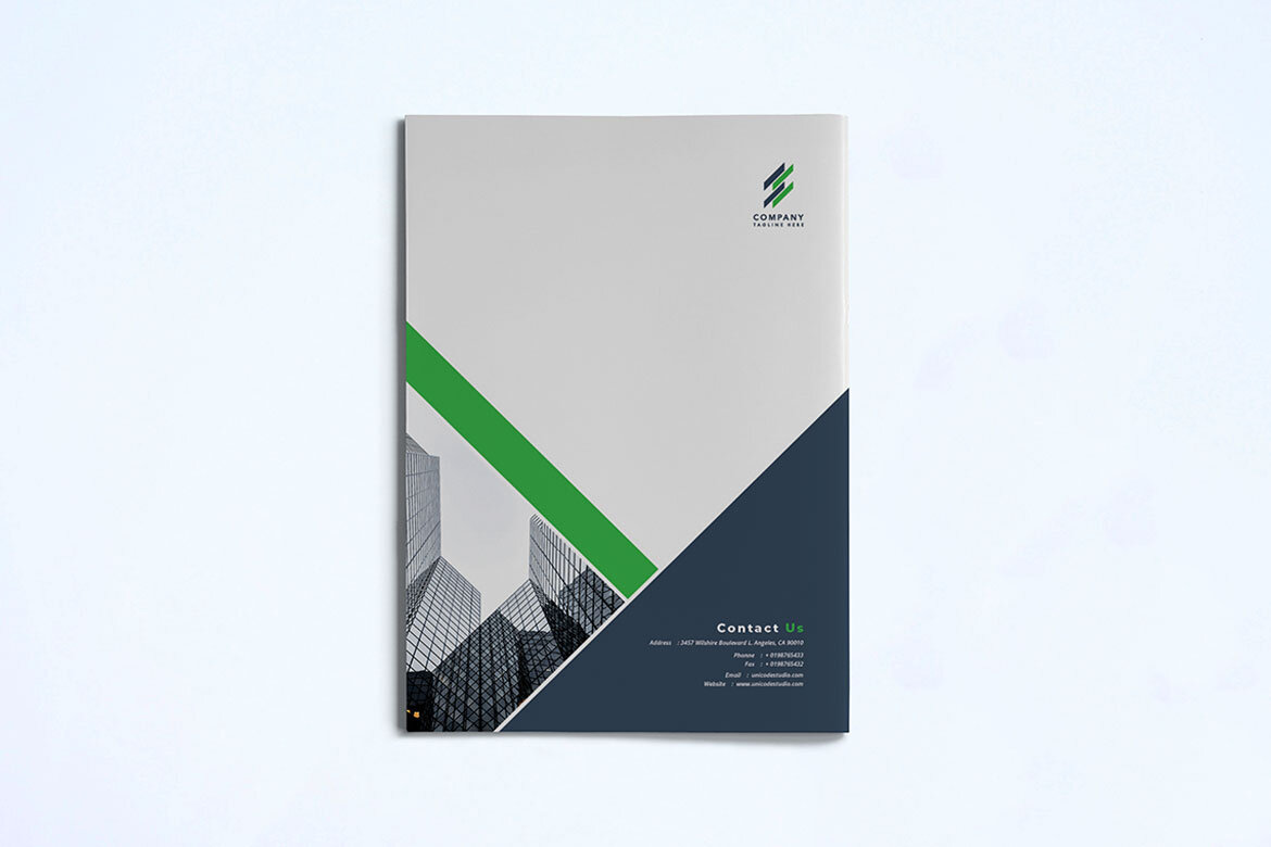 Business Brochure FREE InDesign Template - view 11