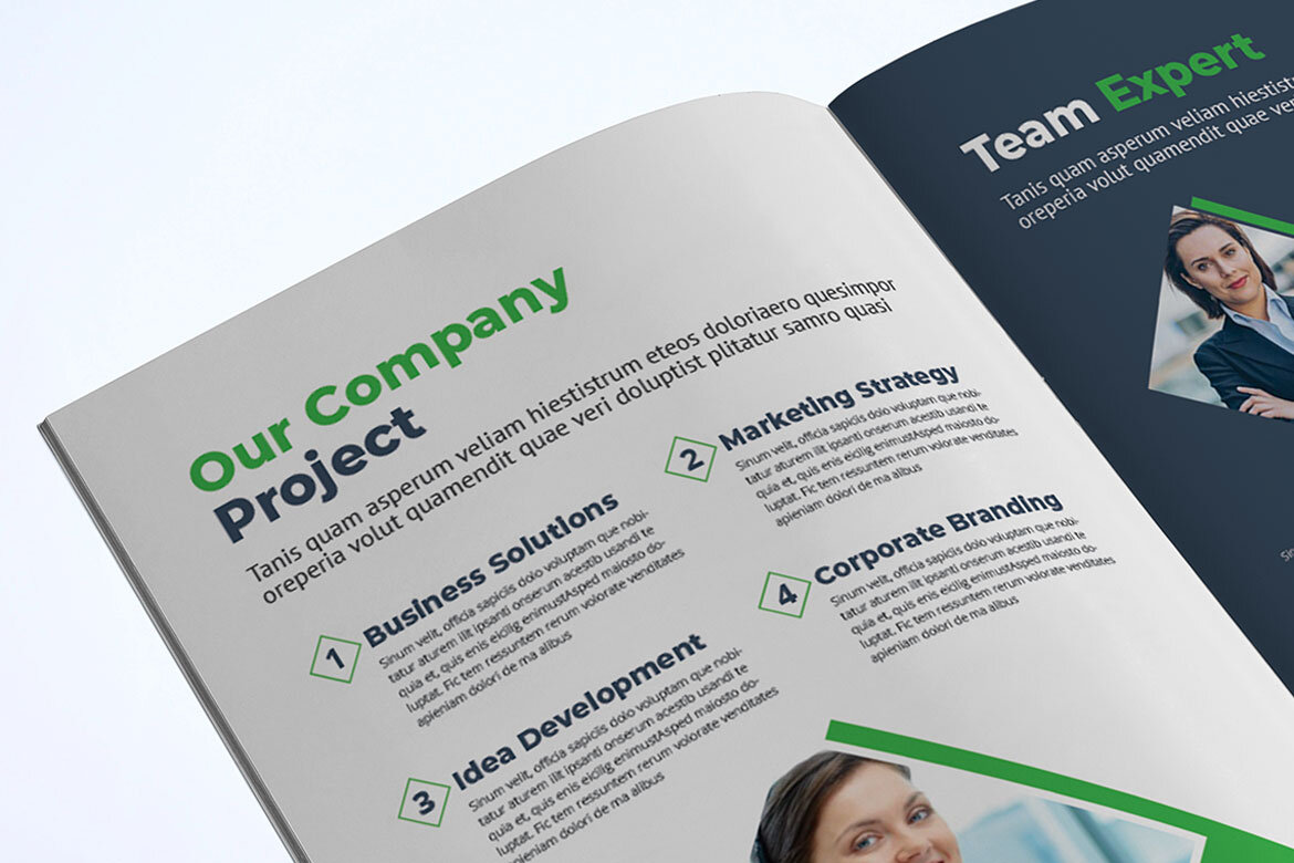 Business Brochure FREE InDesign Template - view 7