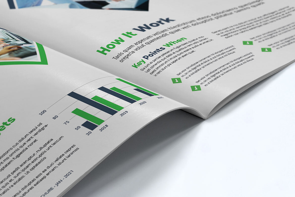 Business Brochure FREE InDesign Template - view 10