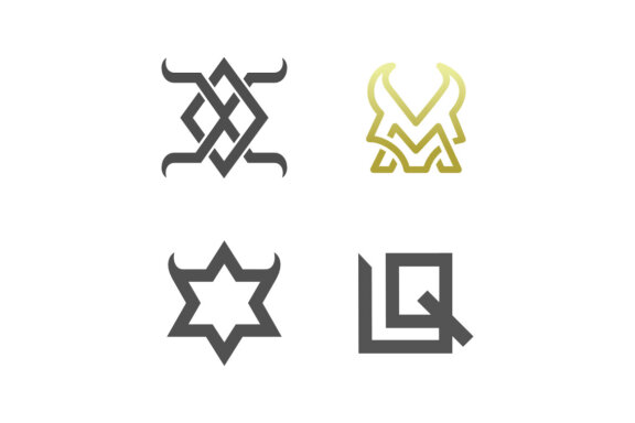XO Star MV bull LQ - Free Logo Shapes