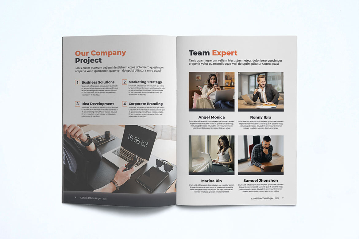 Business Brochure FREE Template - view 6