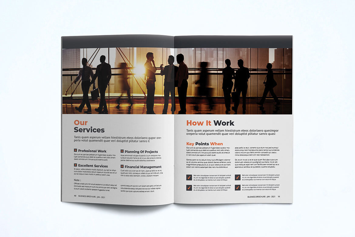 Business Brochure FREE Template - view 8