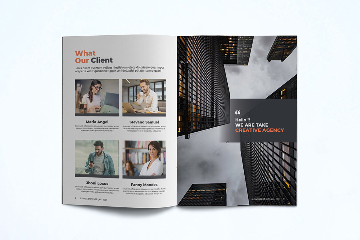 Business Brochure FREE Template - view 7