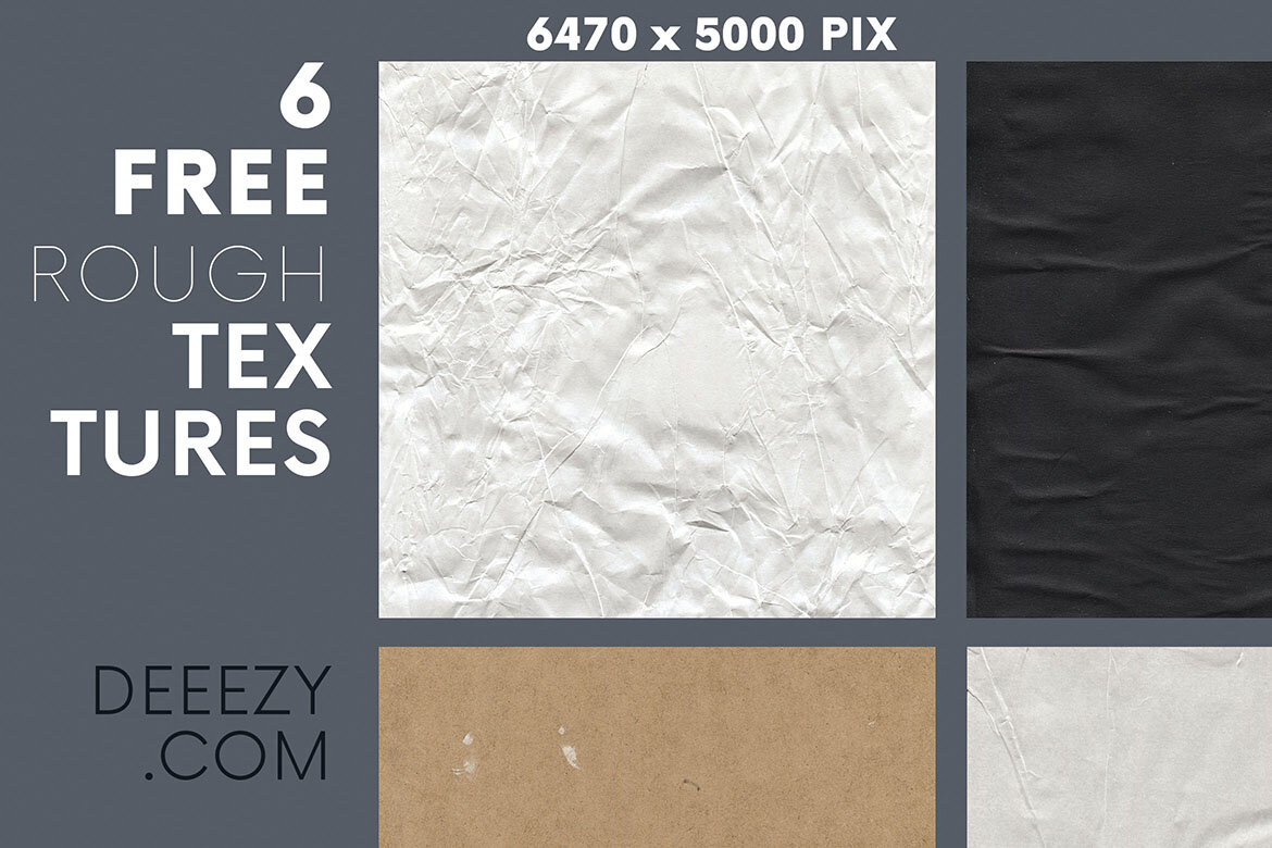 6 Free Rough Paper Textures alternate