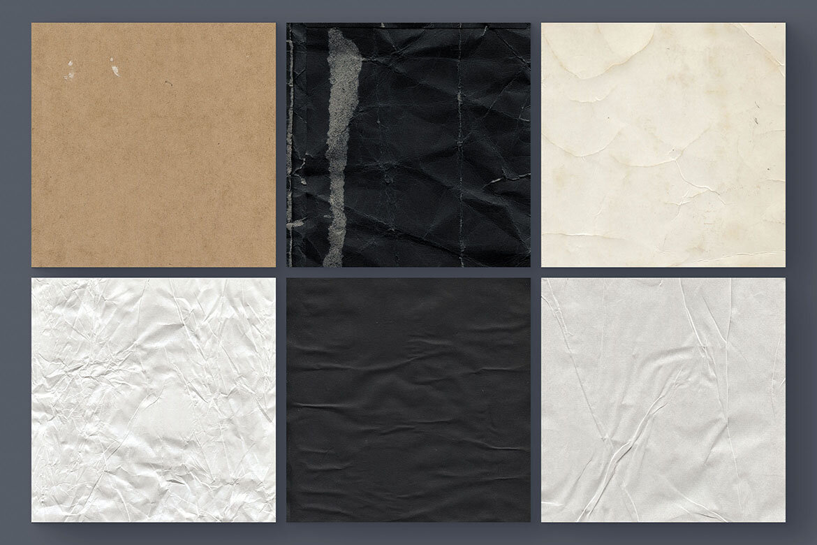 6 Free Rough Paper Textures - view 3