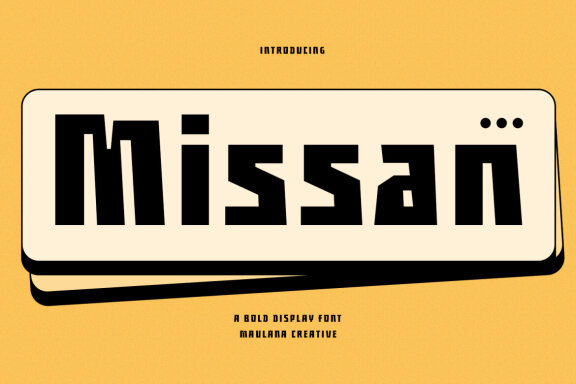 Missan Bold FREE Display Font