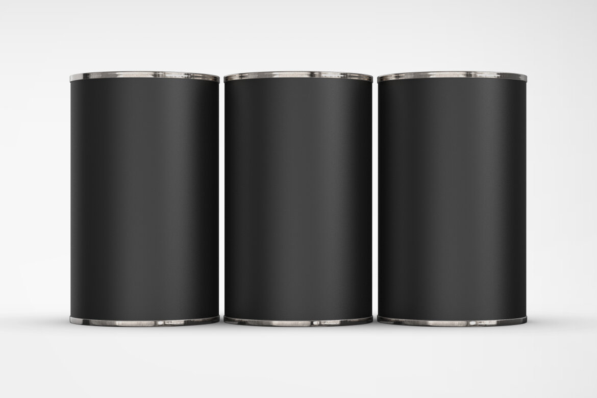 Metallic Tin Can - Free Mockup alternate