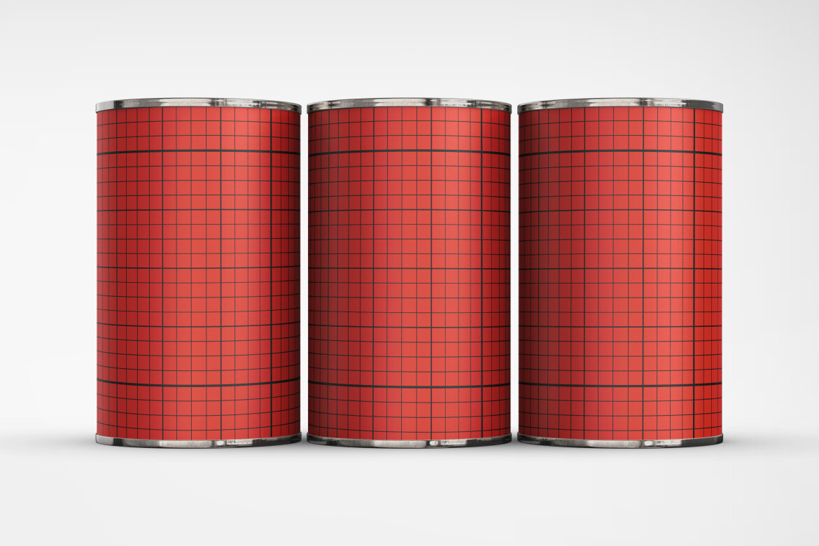 Metallic Tin Can - Free Mockup - view 4