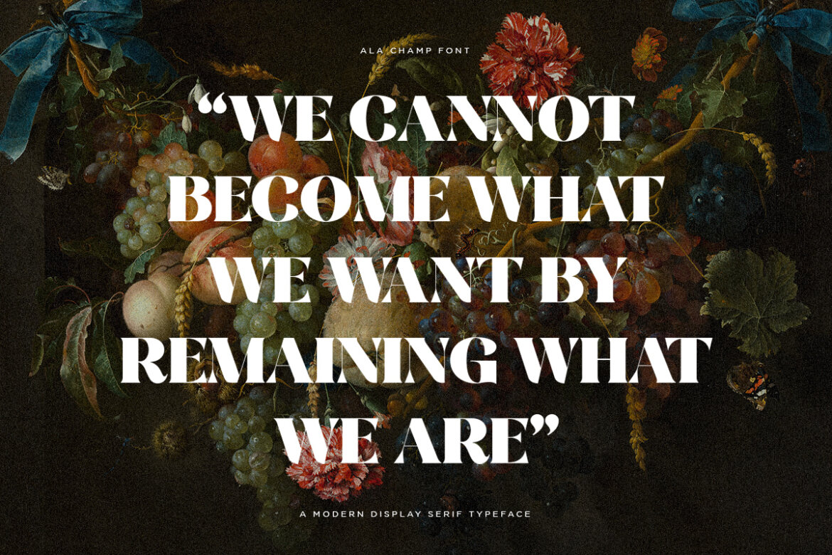 ala champ | Free Demo Font - view 3