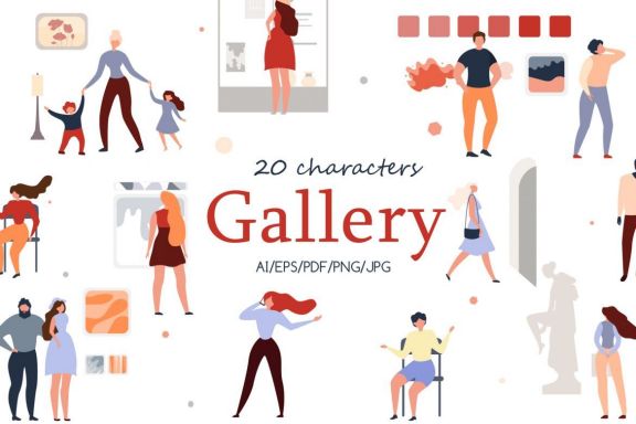 Gallery Charactery Flat Collection - view 1