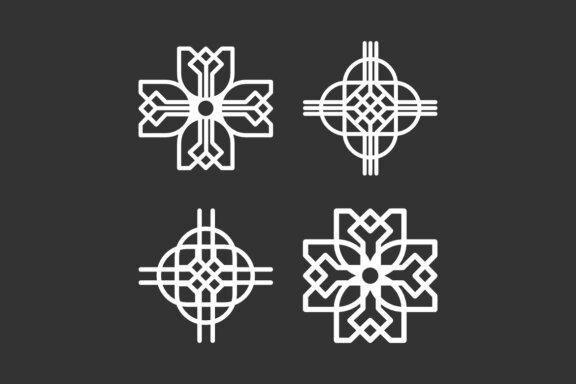 Cup ornament - Free Logo Shapes