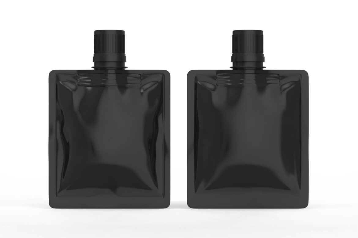 Plastic or foil packaging doybag FREE mockup alternate