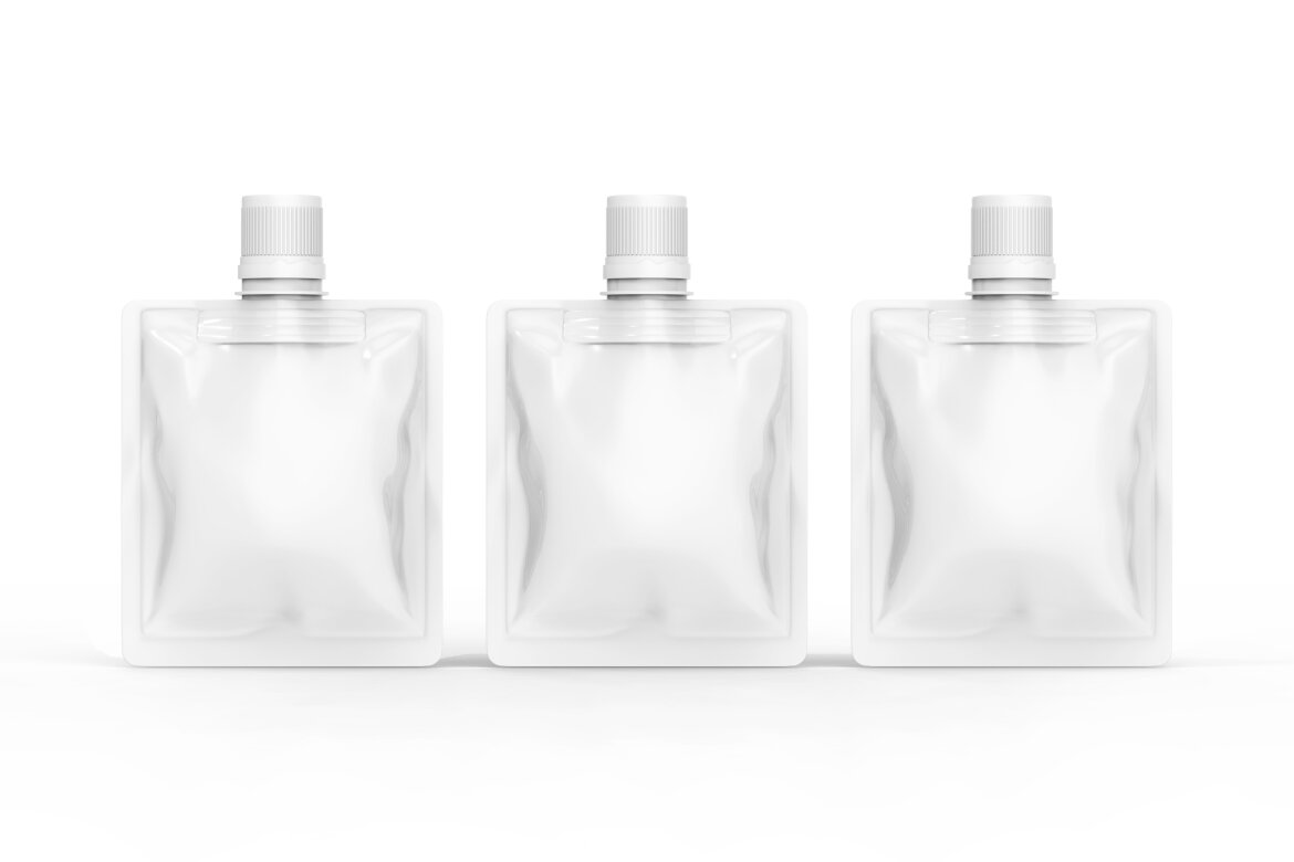 Doy pack Plastic or foil package FREE mockup - view 3