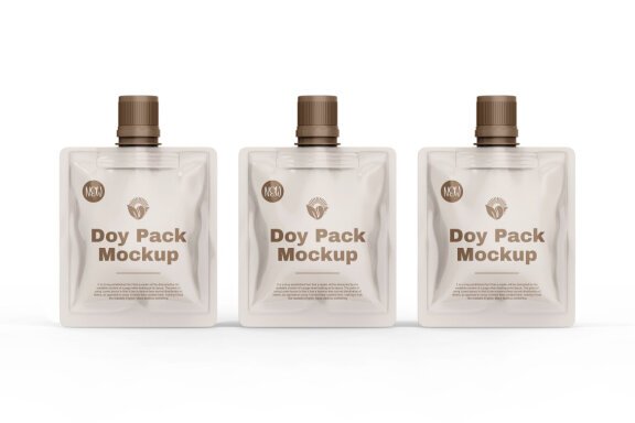 Doy pack Plastic or foil package FREE mockup