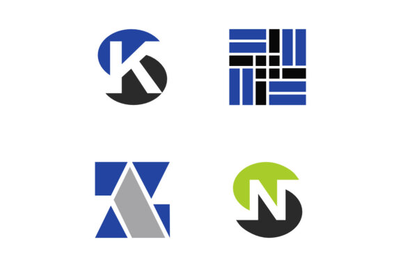 ZA SK SN and windmill - Free Logo Shapes