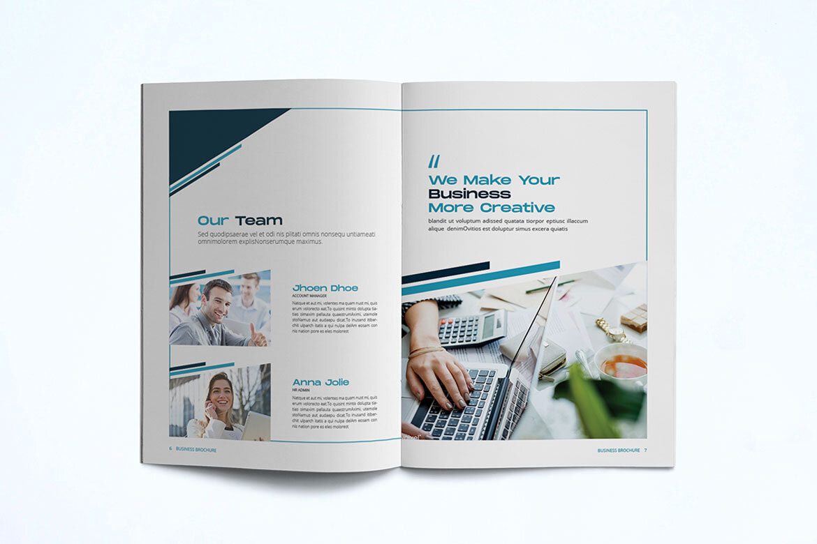 Free Business Brochure Template - view 6