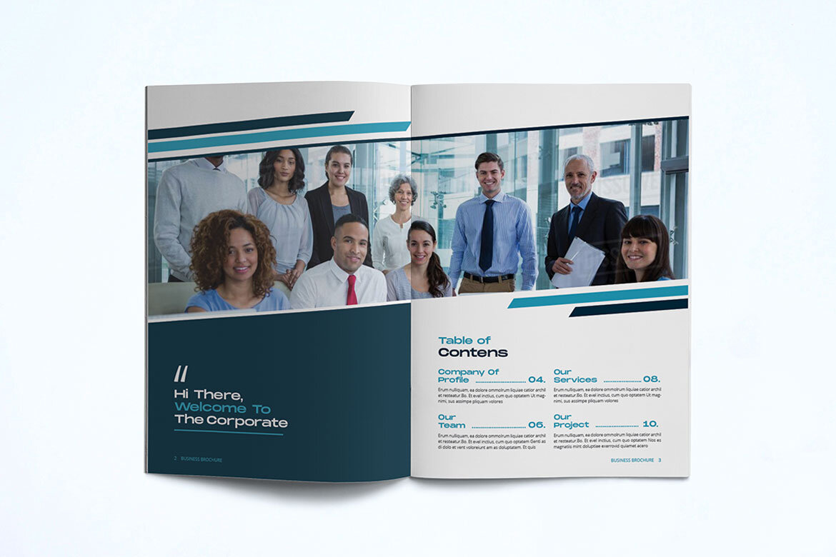 Free Business Brochure Template - view 3