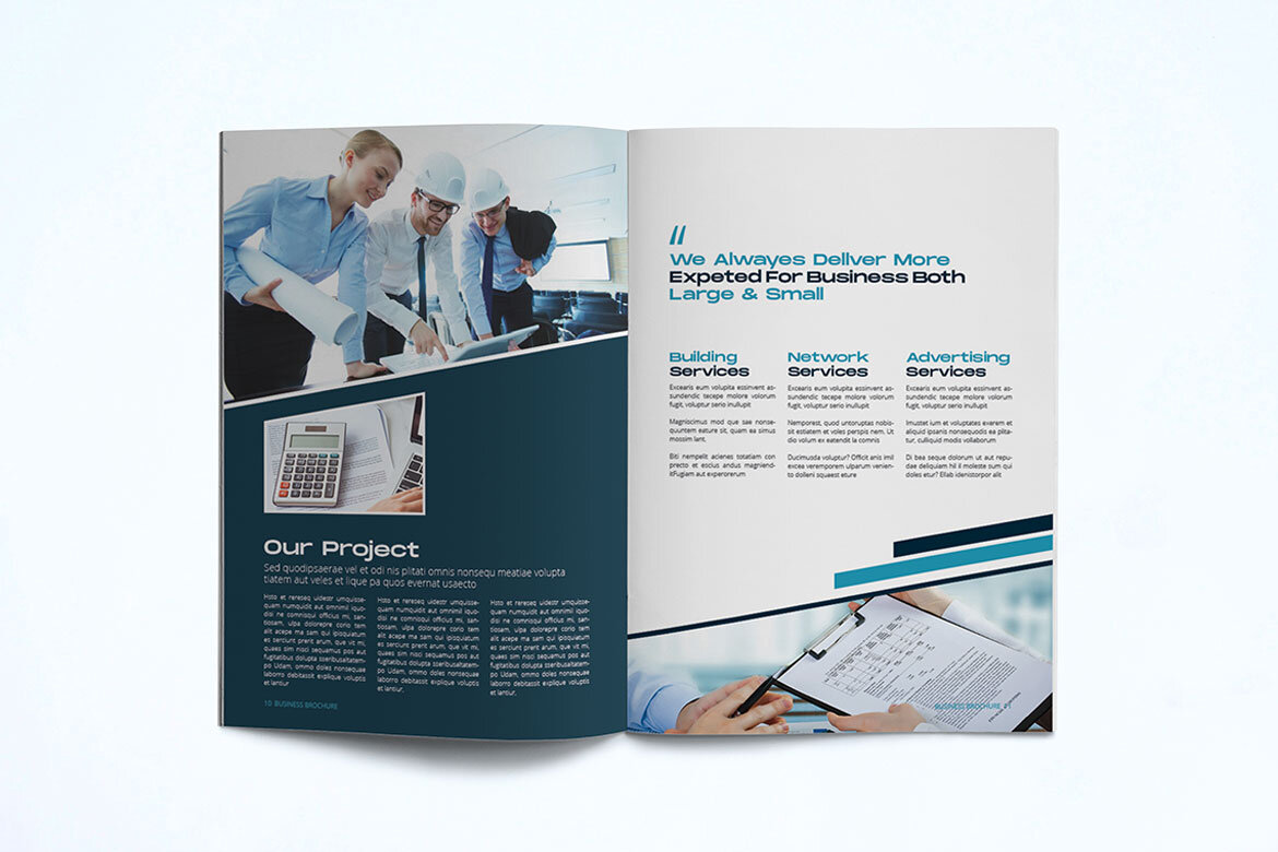 Free Business Brochure Template - view 9