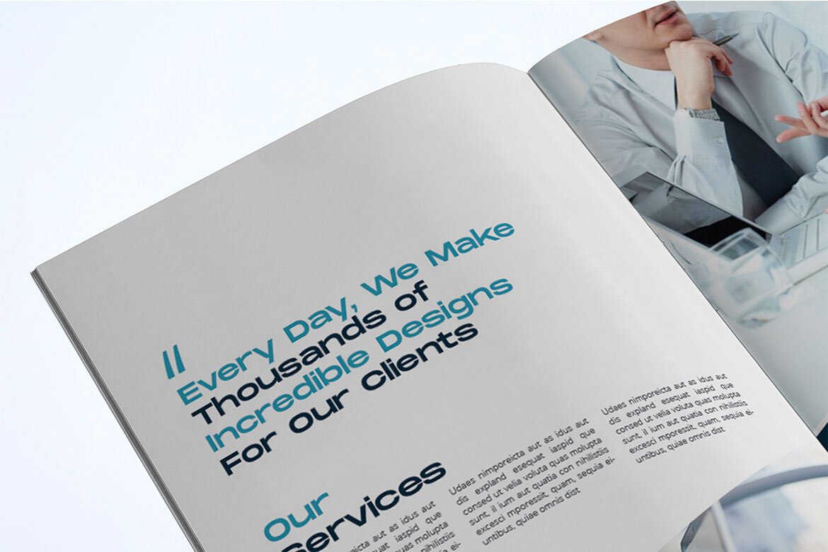 Free Business Brochure Template - view 8