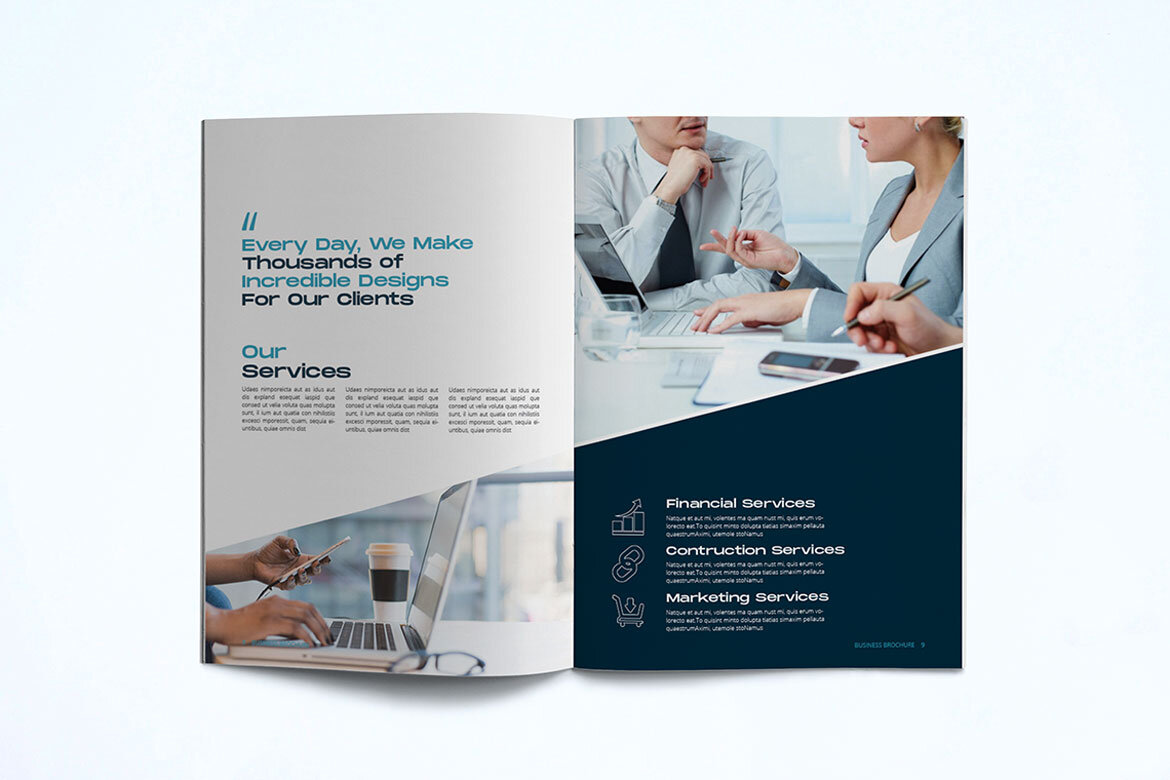Free Business Brochure Template - view 7