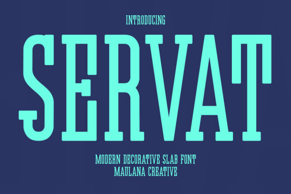 Servat Modern Slab Serif FREE Font