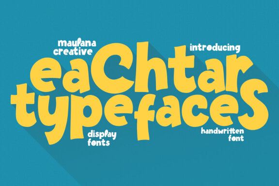 Eachtar Typefaces FREE Handwritten Font