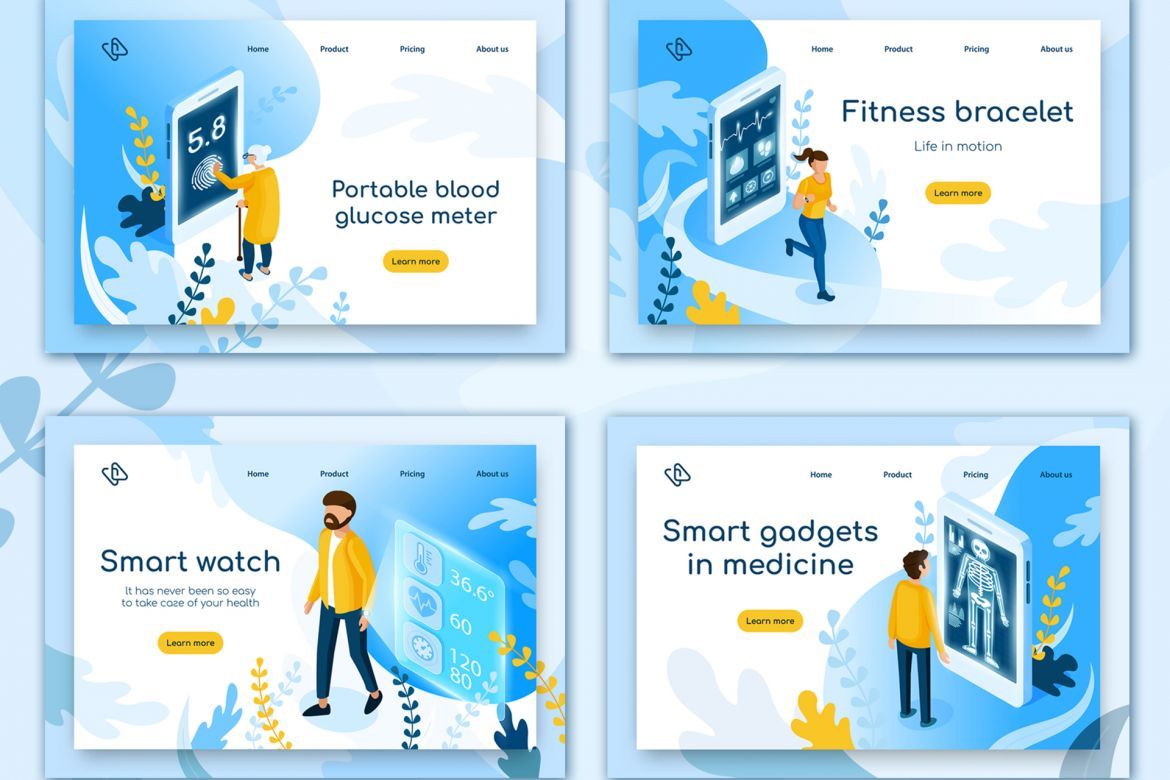 Online Doctor Isometric Design alternate