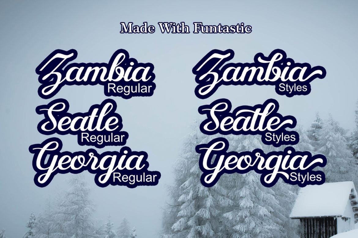 Funtastic Script alternate