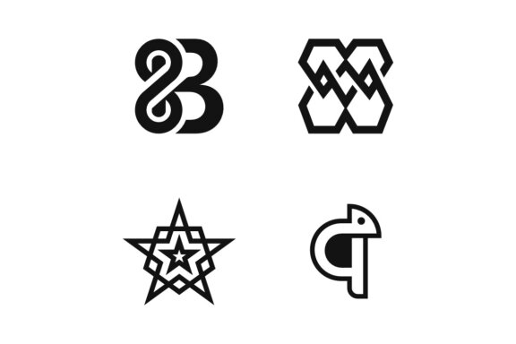 B MW Pentagon Q iguanas - Free Logo Shapes