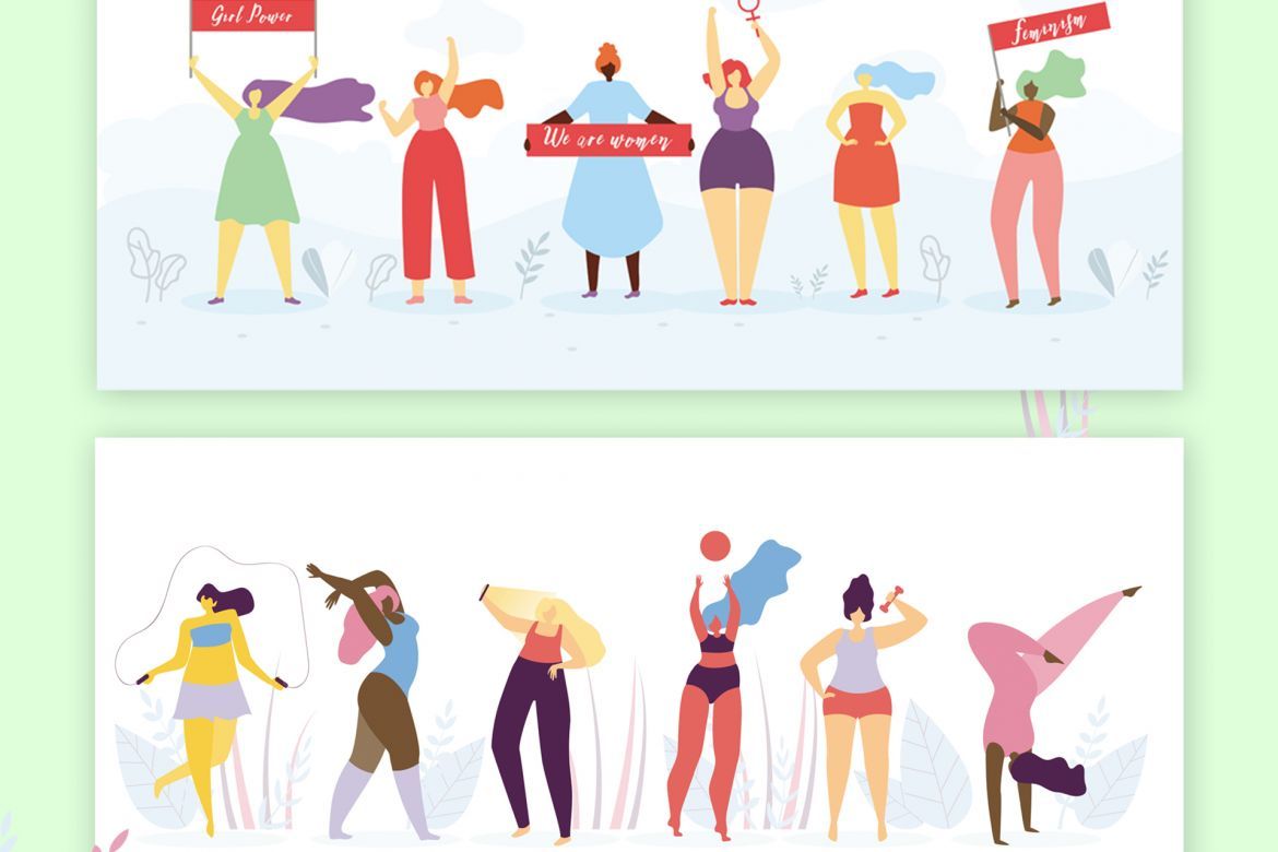 Body Positive Set Illustration alternate