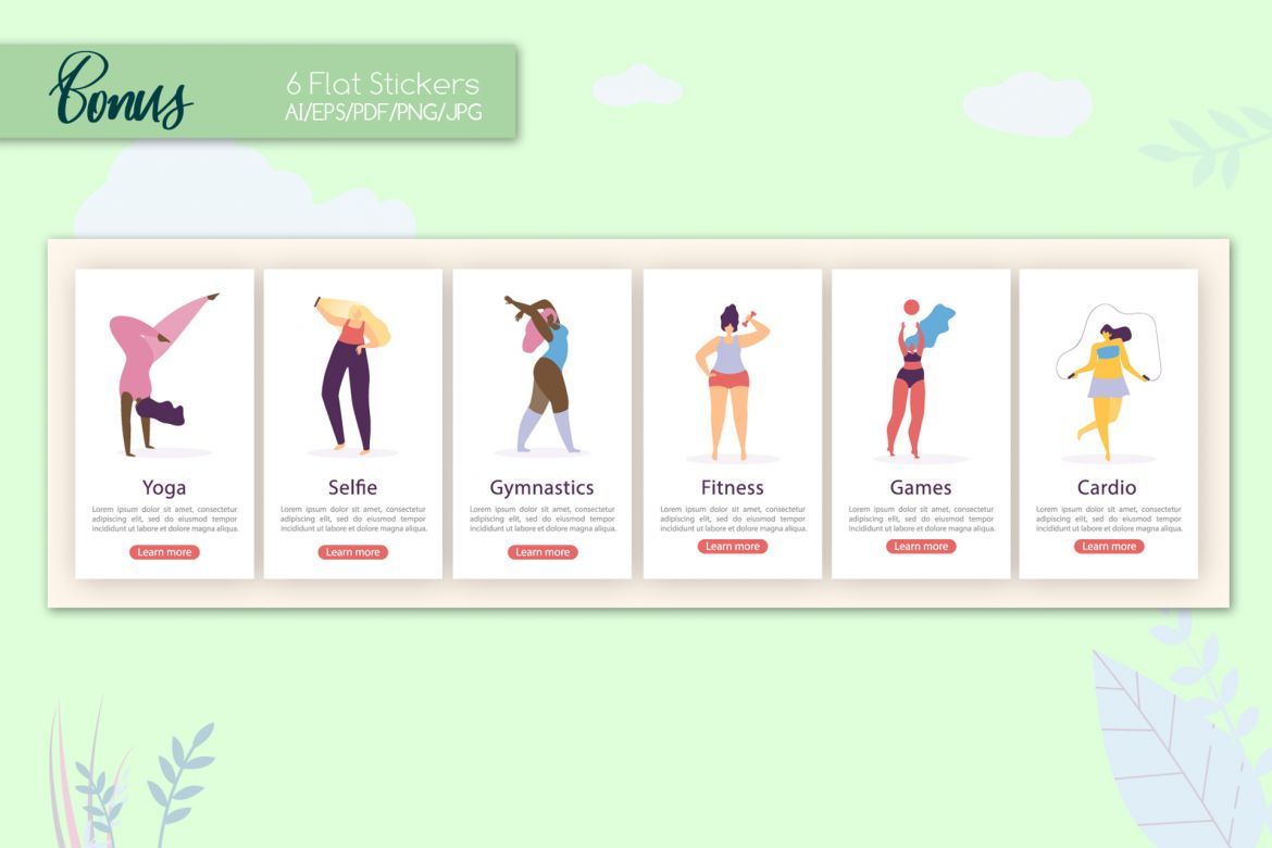 Body Positive Set Illustration - view 4