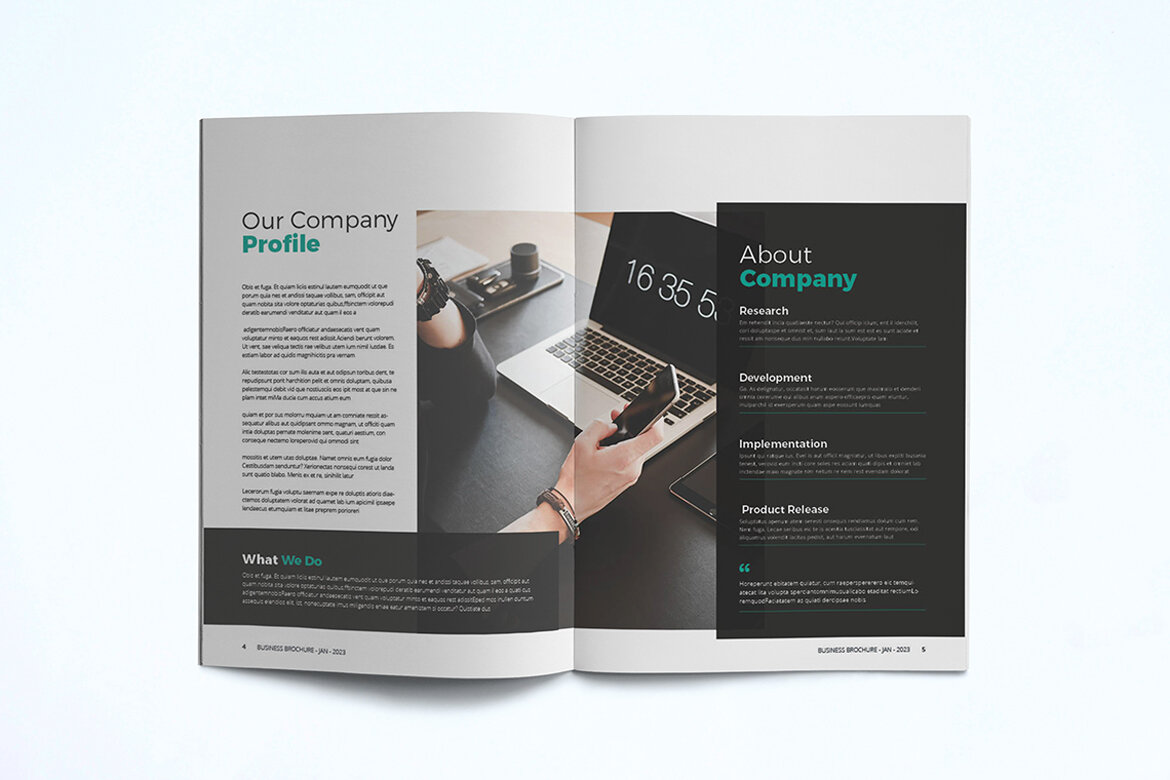 Free Business Brochure Template - view 4