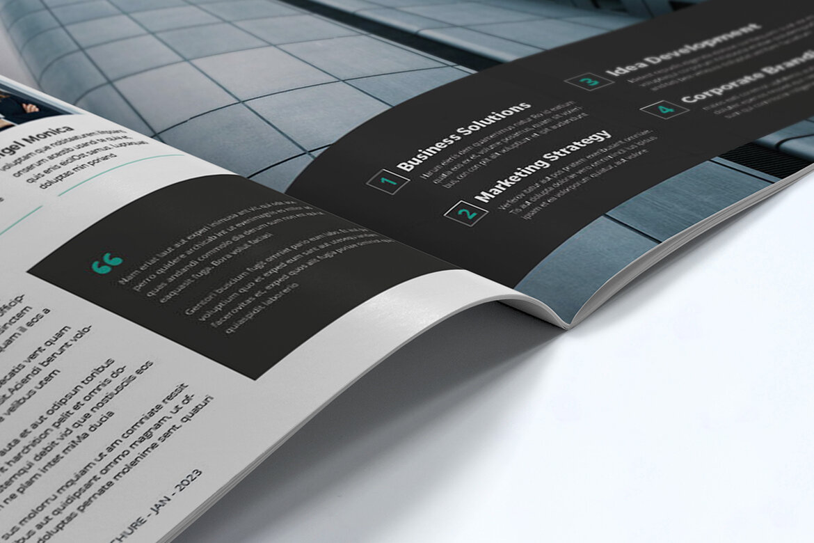 Free Business Brochure Template - view 7