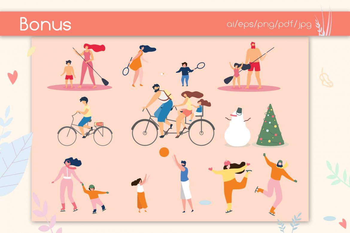 Family Activity Flat Collection - view 3