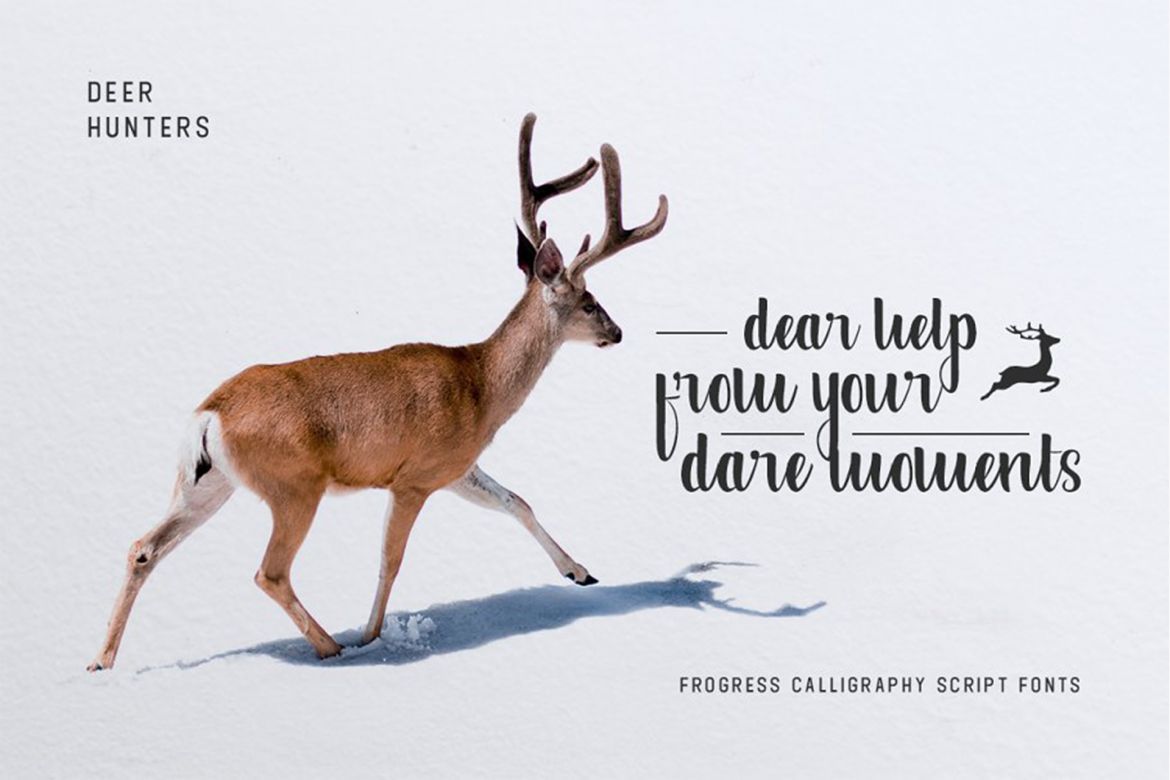 Frogress Calligraphy Script - view 3