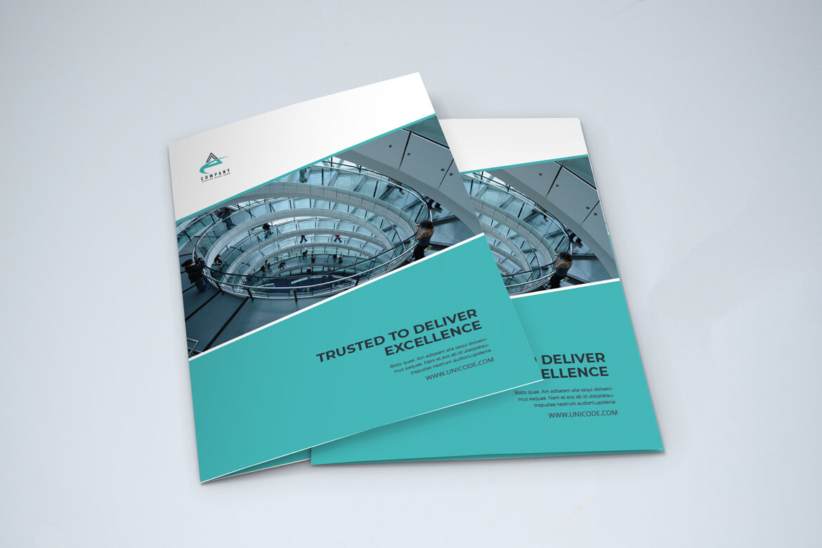 Bifold Business Brochure FREE Template alternate