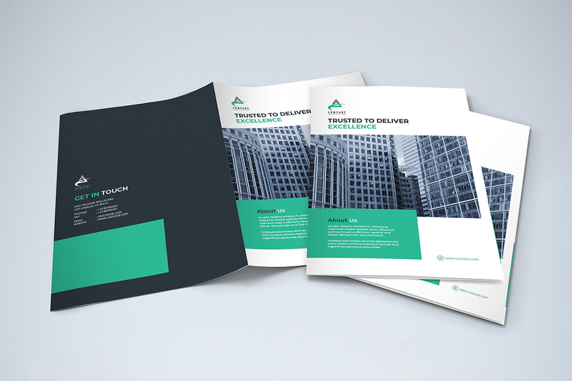 BiFold Brochure FREE Template alternate