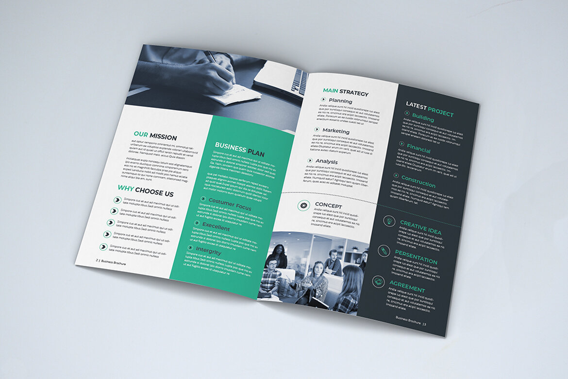 BiFold Brochure FREE Template - view 6