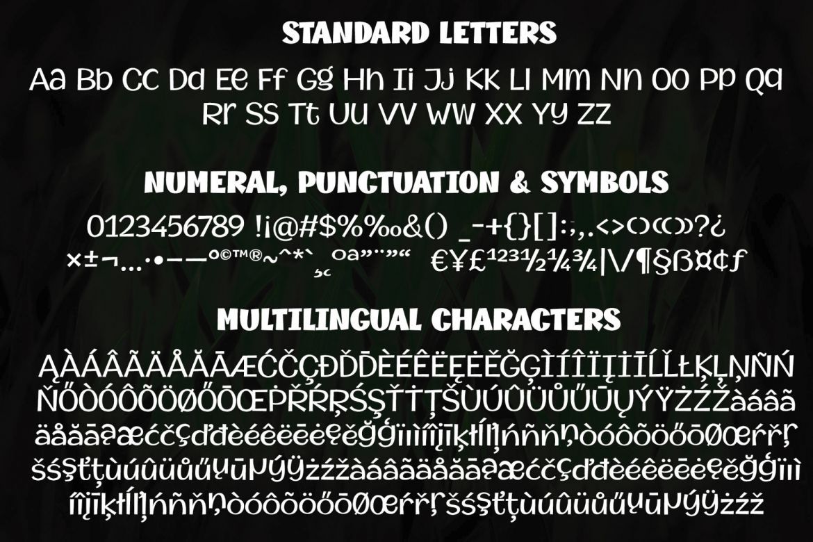 Mythical Garden Font Family - view 6