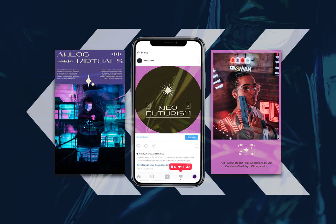 Bnxurban3 Instagram FREE Templates | PSD - view 3