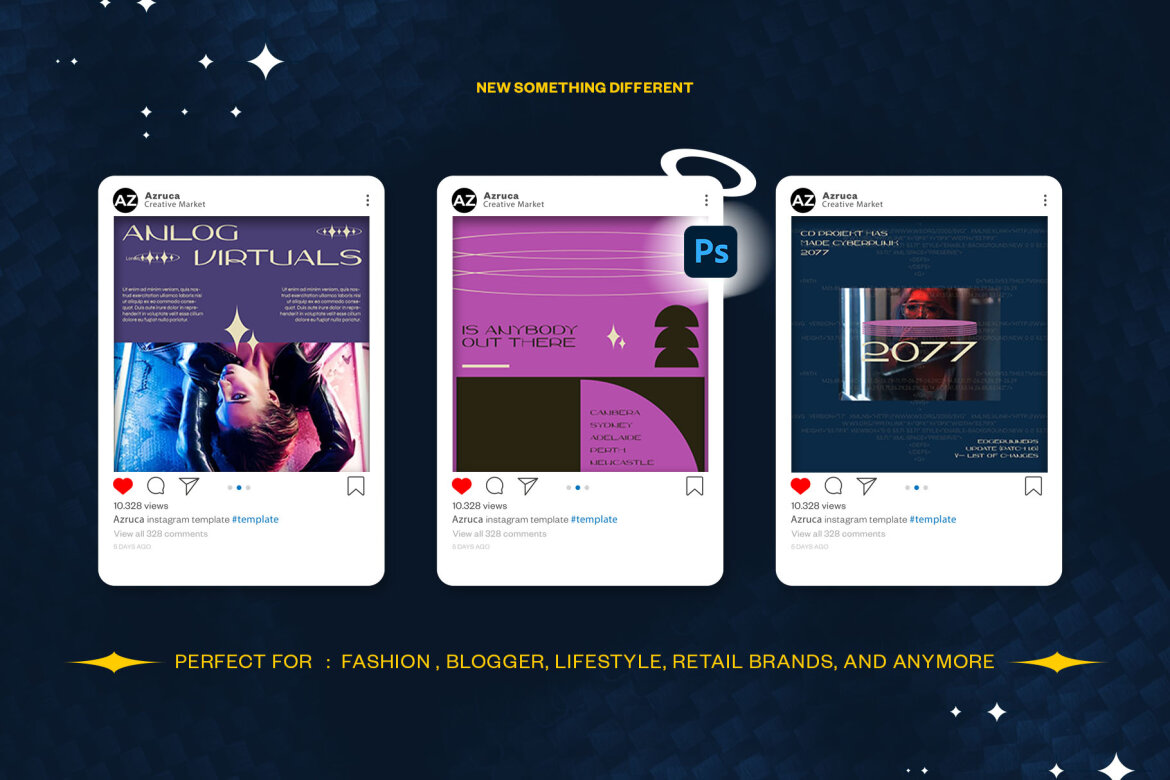 Bnxurban3 Instagram FREE Templates | PSD - view 5