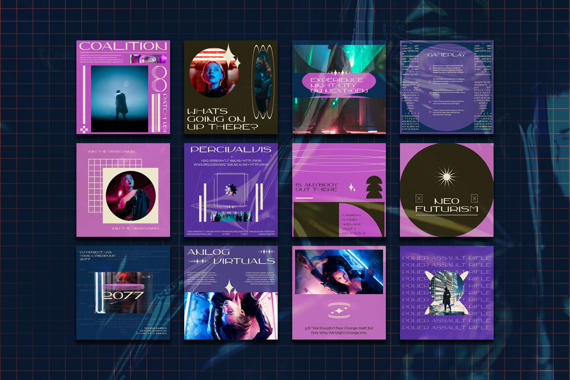 Bnxurban3 Instagram FREE Templates | PSD alt