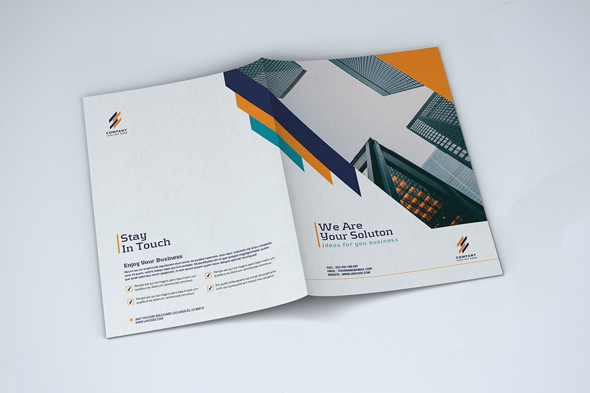 BiFold Business Brochure FREE Template - view 6