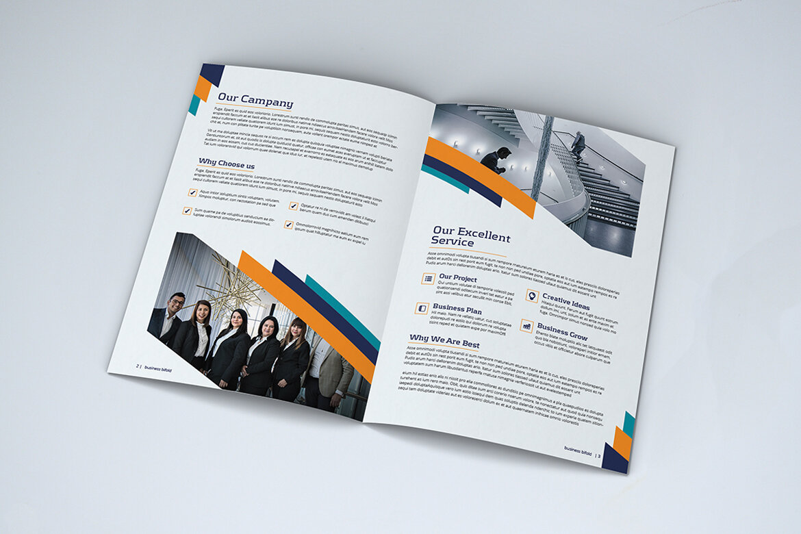 BiFold Business Brochure FREE Template - view 4