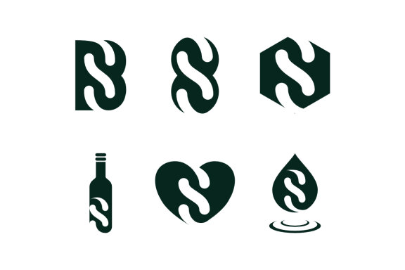S and others monogram - Free Logo Shapes